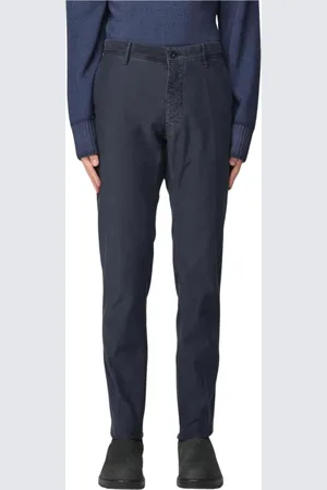 Incotex Jeansy, Mężczyzna, Niebieski, W33, Niebieskie luźne spodnie casual