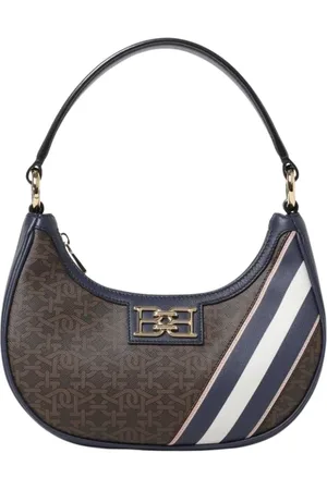 Bally Torebki, Kobieta, brązowy, ONE SIZE, Elegancka torba na ramię w kształcie półksiężyca