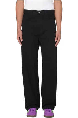 Carhartt Spodnie, Mężczyzna, Czarny, W34, Białe Spodnie Cargo dla Mężczyzn