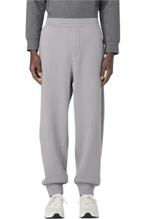 Emporio Armani Spodnie, Mężczyzna, Szary, L, Eleganckie Szare Spodnie