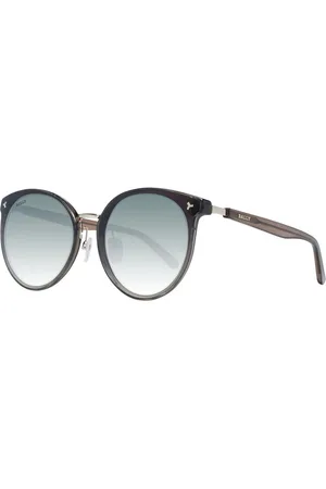 Bally Akcesoria, Kobieta, Czarny, ONE SIZE, Czarne Okrągłe Okulary Przeciwsłoneczne Gradient
