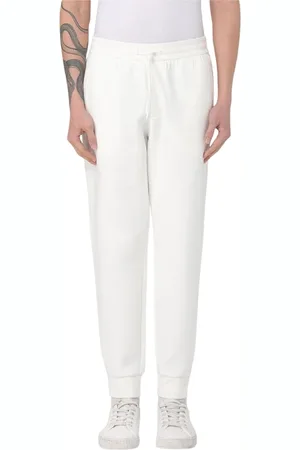 Armani Exchange Spodnie, Mężczyzna, Biały, L, Białe spodnie dresowe