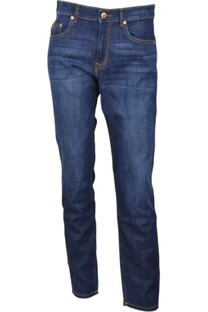 HARMONT&BLAINE Jeansy, Mężczyzna, Niebieski, W32, Odzież męska Jeansyy Niebieskie Ss 24