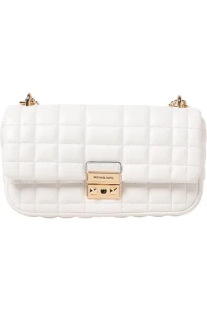 Michael Kors Torebki, Kobieta, Biały, ONE SIZE, Pikowana Torba na Ramię w Białym