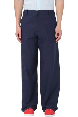 A.P.C. Spodnie, Mężczyzna, Niebieski, M, Klasyczne Niebieskie Spodnie Wide Leg
