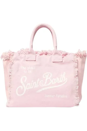 MC2 SAINT BARTH Torebki, Kobieta, Różowy, ONE SIZE, Elegancka Torba na Ramię z Rzemieniem na Łańcuszku
