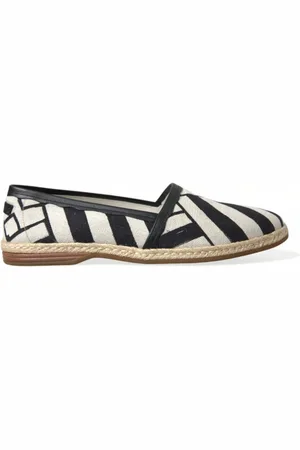 Dolce & Gabbana Buty, Mężczyzna, Czarny, 41 EU, Bawełna, Pasujące Espadryle z Paskami Elegancki Urok