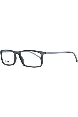 HUGO BOSS Akcesoria, unisex, Szary, ONE SIZE, Męskie Szare Okulary Optyczne Prostokątne