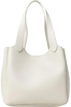 Twin-Set Torebki, Kobieta, Biały, ONE SIZE, Elegancka Skórzana Torba na Ramię