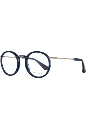 Sandro Akcesoria, Kobieta, Niebieski, ONE SIZE, Niebieskie Okulary Optyczne Damskie Styl Panto