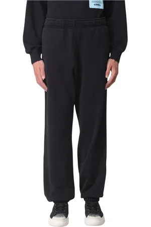 AMBUSH Spodnie, Mężczyzna, Czarny, S, Nowoczesne Czarne Spodnie Relaxed Fit
