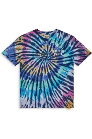GALLERY DEPT. Koszulki, Mężczyzna, Wielobarwność, S, Tropical Tie-Dye Tee