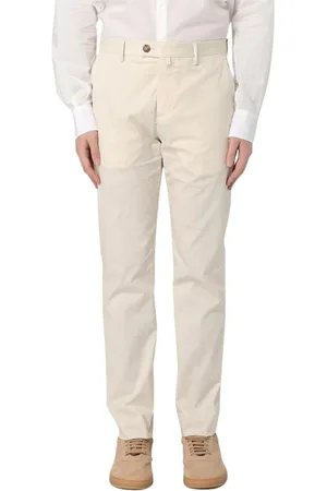 BROOKSFIELD Spodnie, Mężczyzna, Beżowy, 2XL, Uniwersalne Beżowe Bawełniane Spodnie