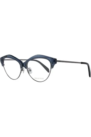 Emilio Pucci Akcesoria, Kobieta, Szary, ONE SIZE, Okulary Optyczne Cat Eye Szare
