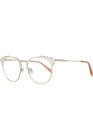 Emilio Pucci Akcesoria, Kobieta, Biały, ONE SIZE, Białe Okulary Optyczne Dla Kobiet Styl Okrągły