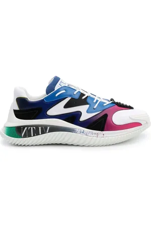 VALENTINO GARAVANI Buty, Mężczyzna, Wielobarwność, 40 1/2 EU, Len, Białe Sneakersy Aw 23