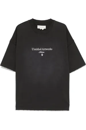Untitled Artworks Koszulki, Mężczyzna, Czarny, S, Czarna Tee Artworks Styl T-shirt