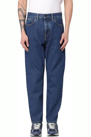 Carhartt Jeansy, Mężczyzna, Niebieski, W28, Czarne Regular Fit Jeansyy dla Mężczyzn