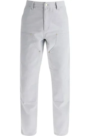 Carhartt Spodnie, Mężczyzna, Szary, W32, Szare Spodnie Robocze Regular Fit