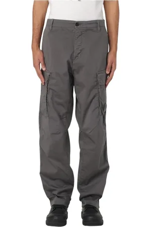 C.P. Company Spodnie, Mężczyzna, Szary, S, Spodnie Cargo Regular Fit Multi Pocket