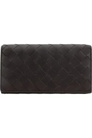 Bottega Veneta Akcesoria, Mężczyzna, brązowy, ONE SIZE, Luksusowa Skórzana Portmonetka Bifold