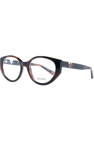 Guess Akcesoria, Kobieta, brązowy, ONE SIZE, Brązowe Okulary Optyczne Cat Eye