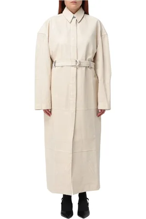 Sportmax Płaszcze, Kobieta, Żółty, 2XS, Stylowy Trench Coat Antiope 1234
