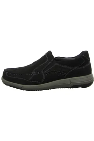 Josef Seibel Buty, Mężczyzna, Czarny, 44 EU, Czarne Stylowe Buty