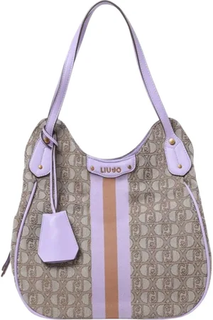 Liu Jo Torebki, Kobieta, Wielobarwność, ONE SIZE, Elegancka Monogramowa Torba na Ramię