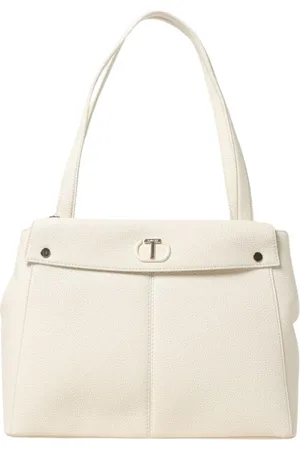 Twin-Set Torebki, Kobieta, Beżowy, ONE SIZE, Elegancka Torba Skórzana