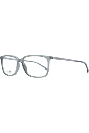 HUGO BOSS Akcesoria, unisex, Szary, ONE SIZE, Męskie Szare Okulary Optyczne Prostokątne
