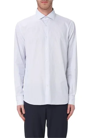 BROOKSFIELD Koszule, Mężczyzna, Biały, 3XL, Klasyczna Koszula w Paski