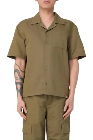Colmar Koszule, Mężczyzna, Zielony, XL, Koszula w stylu wojskowym z krótkim rękawem