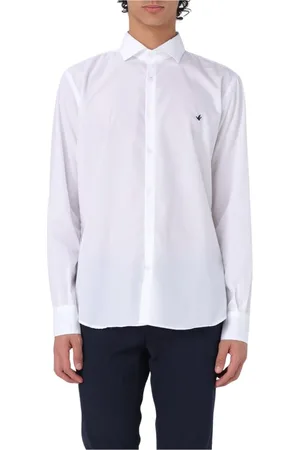 BROOKSFIELD Koszule, Mężczyzna, Biały, 2XL, Biała Koszula Bawełniana