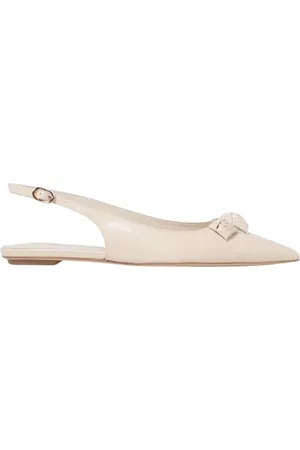 Stuart Weitzman Buty, Kobieta, Beżowy, 41 EU, Eleganckie płaskie kremowe buty