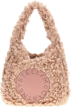 Stella McCartney Torebki, Kobieta, Różowy, ONE SIZE, Różowa Shaggy Deer Mini Torebka