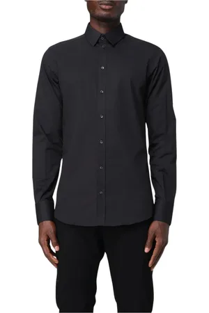 Dolce & Gabbana Koszule, Mężczyzna, Czarny, L, Niebieska Koszula Męska