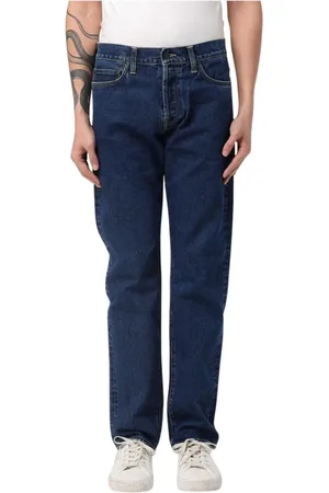 Carhartt Jeansy, Mężczyzna, Niebieski, W34, Niebieskie Regular Fit Jeansy