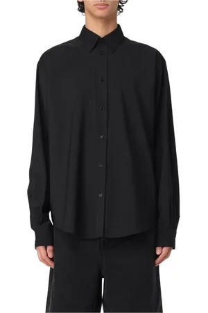 Fendi Koszule, Mężczyzna, Czarny, XL, Czarny Bawełniany Sweter
