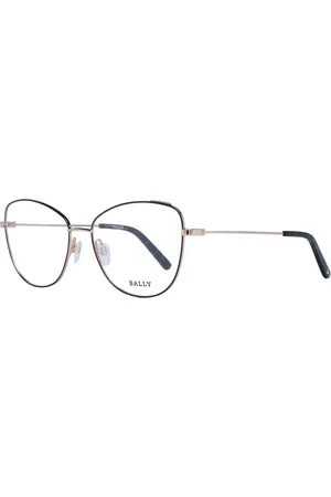 Bally Akcesoria, Kobieta, Żółty, ONE SIZE, Czarne Okulary Optyczne Cat Eye