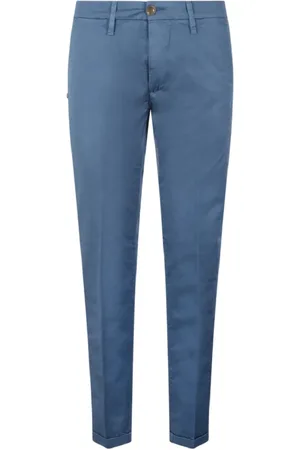 RE-HASH Spodnie, Mężczyzna, Niebieski, W38, Slim-fit Clear Spodnie