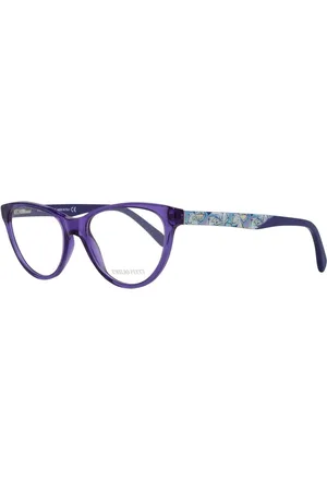 Emilio Pucci Akcesoria, Kobieta, Fioletowy, ONE SIZE, Fioletowe Okulary Optyczne Damskie