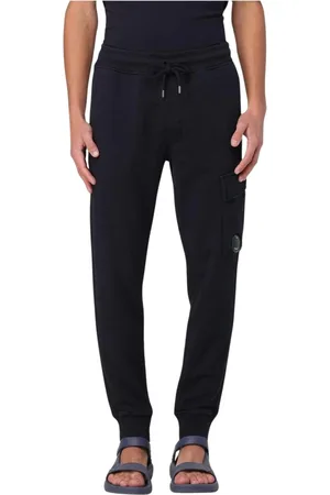 C.P. Company Spodnie, Mężczyzna, Czarny, M, Cargo Joggers Sweatshirt Urban Grey