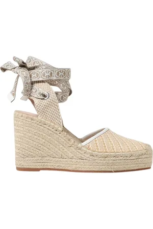 Coccinelle Buty, Kobieta, Beżowy, 37 EU, Klin Pasek Sandał