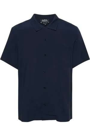 A.P.C. Koszule, Mężczyzna, Niebieski, L, Shirts