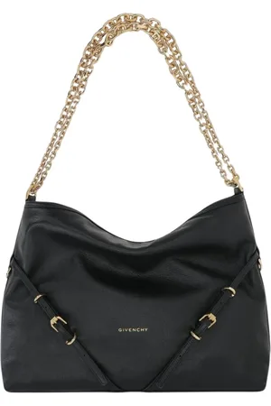 Givenchy Torebki, Kobieta, Czarny, ONE SIZE, Skórzana Torba na Ramię z Łańcuchem