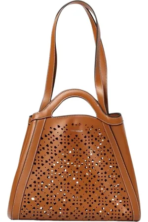 Coccinelle Torebki, Kobieta, brązowy, ONE SIZE, Luksusowa Skórzana Torba na Ramię