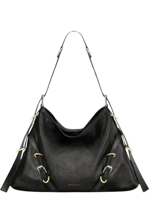 Givenchy Torebki, Kobieta, Czarny, ONE SIZE, Czarna Skórzana Torba na Ramię