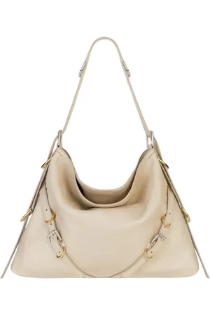 Givenchy Torebki, Kobieta, Beżowy, ONE SIZE, Czarna skórzana torba na ramię