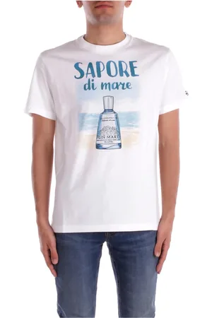 MC2 SAINT BARTH Koszulki, Mężczyzna, Biały, L, T-shirty i Pola z Logo Front